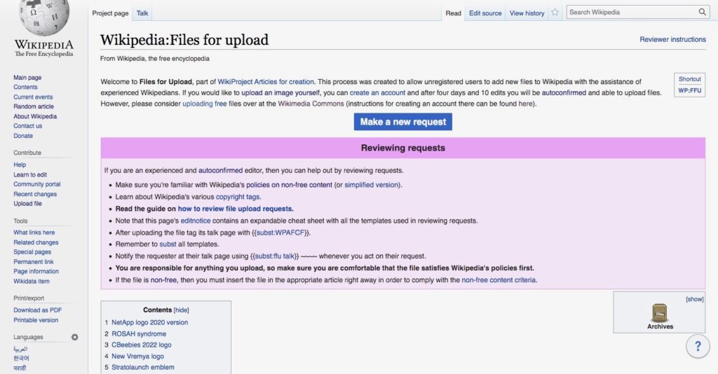 WikiCreators how does wikipedia file upload wizard work